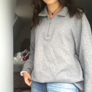 Grey Zip up